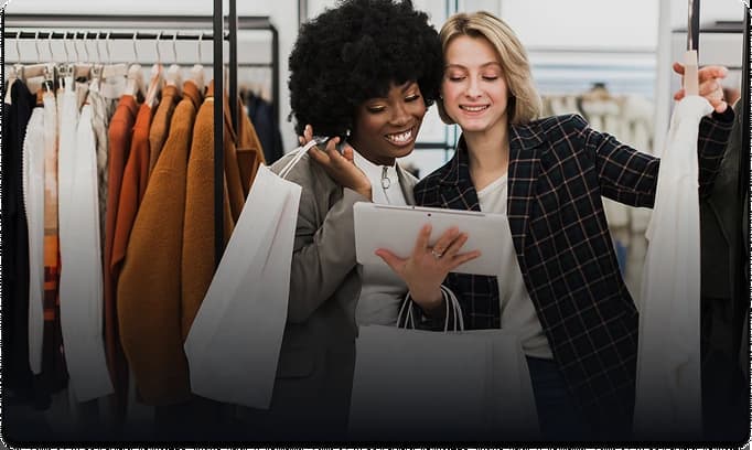 E-commerce team reviewing content