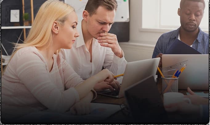 Agency team collaborating